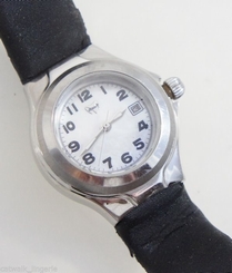 TechnoMarine 06085683 Women's Lady Sport LS Watch Black Fabric Band MOP Dial