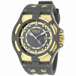 Invicta Mens Reserve 0628 Akula Goldplated Stainless Steel Watch
