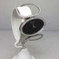 CHOPARD CLASSIQUE 18K WHITE GOLD, DIAMOND LADIES WATCH NEW $35,140 RETAIL!