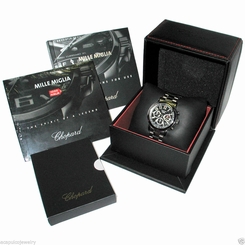 CHOPARD 1000 MIGLIA 8511 Stainless Steel 37 JEWELS Men's Watch Brand New