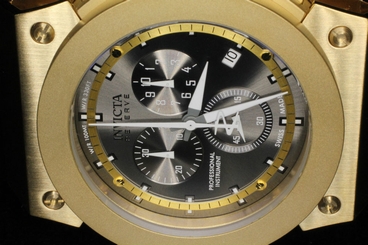 Invicta 12010 Akula Grey Dial and Grey Rubber Strap Chronograph Watch