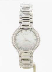 Genuine Ebel Beluga White Mother of Pearl Diamond Dial Ladies Watch 1215870