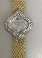 CHOPARD PUSHKIN WHITE GOLD & DIAMOND LADIES WATCH 13/9197 NEW!! $52,470 RETAIL!!