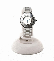 Authentic Must De Cartier 21 ladies Stainless Steel wristwatch 1340