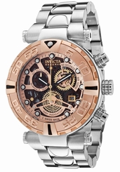 New Mens Invicta 15994 Subaqua Reserve Chronograph Steel Bracelet Watch