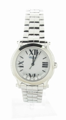 Genuine Chopard Happy Sport With Five Floating Diamonds Ladies Watch