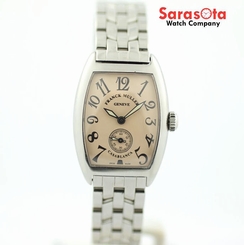 Franck Muller Casablanca 1750 S6 Salmon Dial Stainless Steel Women's Watch