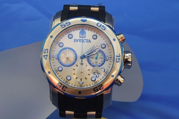 Invicta Men's Pro Diver 17887 Black Rubber Swiss Chronograph Watch