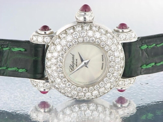 Chopard Round Case Haute Joaillerie 18K White Gold with Diamond Case