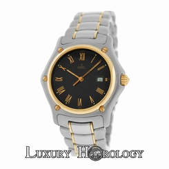 Mint Authentic Ladies Ebel 1911 Ref 187902 Steel 18K Gold 32mm Date Quartz Watch