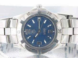 TAG HEUER GENTS 2000 AUTOMATIC STAINLESS STEEL WATCH BLUE DIAL
