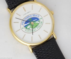 Longines Men's 1990 Pebble Beach Pro-AM Contestant Watch Gold Tone Case