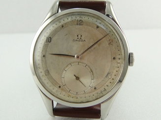 Authentic Omega Big Size 38mm Stainless Steel Cal: 265 Watch Ref 2580-1