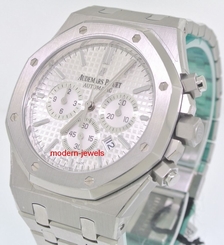 Audemars Piguet Royal Oak Chronograph White Dial 41 mm Case 26320ST.OO.1220ST.02