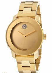 New Movado Bold Gold-Tone Stainless Steel 36mm Women's Watch 3600104 885997044592