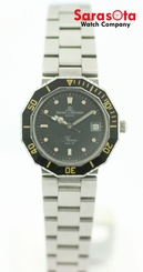 Baume&Mercier Riviera 4013.000 Black Dial Stainless Steel Quartz Women's Watch