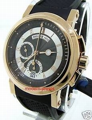 Breguet Marine Auto Chronograph Mens RG Watch 5827BR/12/5ZU