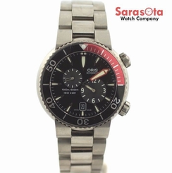 Oris Regulator 649.7541 Black Dial Titanium Automatic Sport Men's Watch