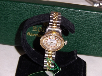 Vintage Rolex 6517 Diamond & RUBY Dial Women's Presidential STYLE "GORGEOUS"