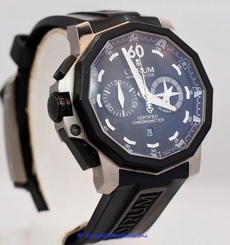Corum Admiral's Cup 50mm RARE Left Handed Chronograph gent's watch.
