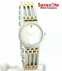Movado 84.25.811.1 MOP Dial Two Tone Stainless Steel Swiss Quartz Women's Watch