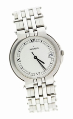 Movado 84-C2-879 Quartz Stainless Steel White Face Watch