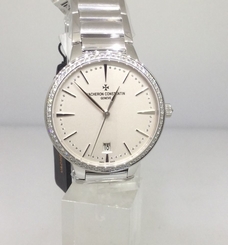 VACHERON CONSTANTIN PATRIMONY WHITE GOLD & DIAMOND AUTOMATIC LADIES WATCH NEW!!!