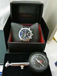 CHOPARD MILLE MIGLIA S/S REF 8920 N0244 RARE CLASSIC COMPLETE BOX MINT L/S BLACK