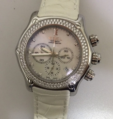 EBEL 1911 BTR CHRONOGRAPH DIAMOND WATCH 9137L75/9930101XS BNWT!! 70% DISCOUNT!!!