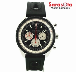 Breitling A14360 Chrono-O-Matic XL 49mm Black Dial Rubber Automatic Men's Watch