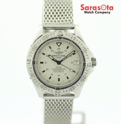 Breitling Colt A17350 Mesh Stainless Steel Off White Dial Automatic Men's Watch