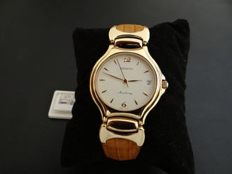 Beautiful Zenith Academy Gold Plated Unisex Watch~All Original~NOS Condition~WOW