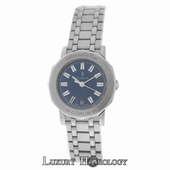 Authentic Ladies Corum Admirals Cup 39.130.20 Stainless Steel Date Quartz Watch