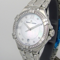 MAURICE LACROIX Aikon Mother of Pearl Diamond AI1006?SD502?170-1 Ladies WatchG
