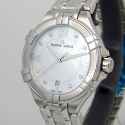 MAURICE LACROIX Aikon Mother of Pearl Diamond AI1006?SS002?170-1 Ladies WatchG