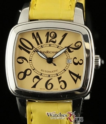 New JeanRichard 26113-11-J1A-AA3D Steel Yellow Arabic Box/Papers/Warranty
