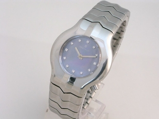 TAG HEUER ALTER EGO MOTHER OF PEARL DIAMOND SET DIAL, LADIES WATCH. REF, WP131C