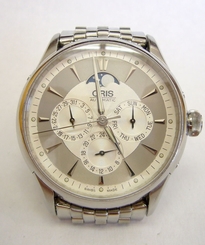 Pre-Owned ORIS Artelier Complication Automatic Silver Men's Watch 581 7592