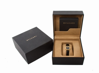 Authentic Bvlgari BB 23 GL Ladies watch 18K Gold Quartz + Box