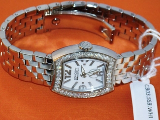  New Bedat & Co Concept B3 Ladies Swiss 1.50ct.aprx.diamond Watch CB03.SSB.white