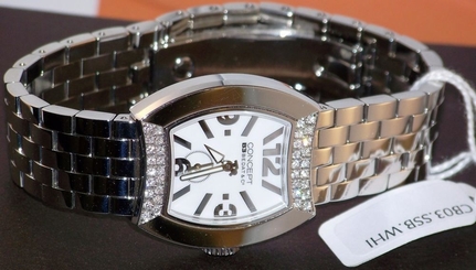 New Bedat & Co Concept B3 Ladies Swiss 0.65ct.aprx.diamond Watch CB03.SSB.white