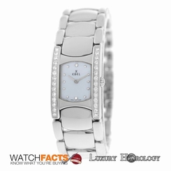 Mint Ladies Ebel Beluga 9057A28-10 Stainless Steel Diamond MOP Quartz Watch