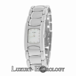 Genuine Mint Ladies Ebel Beluga 9057A21 Stainless Steel Diamond MOP Quartz Watch