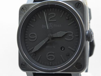BELL & ROSS BR03-92 PHANTOM watch AVIATION TYPE / MILITARY SPEC. BOXED