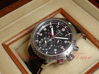 Breguet Transatlantique Type XXII Flyback 10 Hz 44mm Gmt Stainless 3880ST/H2/3XV