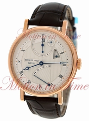 Breguet Chronometer 10Hz Silver Dial 41mm 18kt Rose Gold on Strap 7727BR/12/9WU