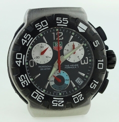 TAG HEUER MENS CAC1110-0 FORMULA ONE BLACK DIAL PARTS OR REPAIRS RUNNING AS-IS 5050053534743