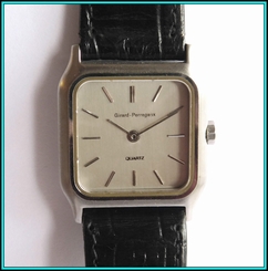 GIRARD PERREGAUX - Stainless Steel Quartz - NEW OLD STOCK - Unisex 1970's