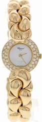 Ladies 18k Yellow Gold Diamond Chopard Casmir Bangle