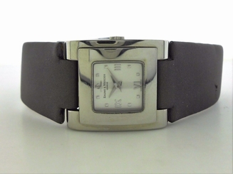 NEW Authentic Ladies Square SS & Leather Baume & Mercier Catwalk M0A08169 Watch